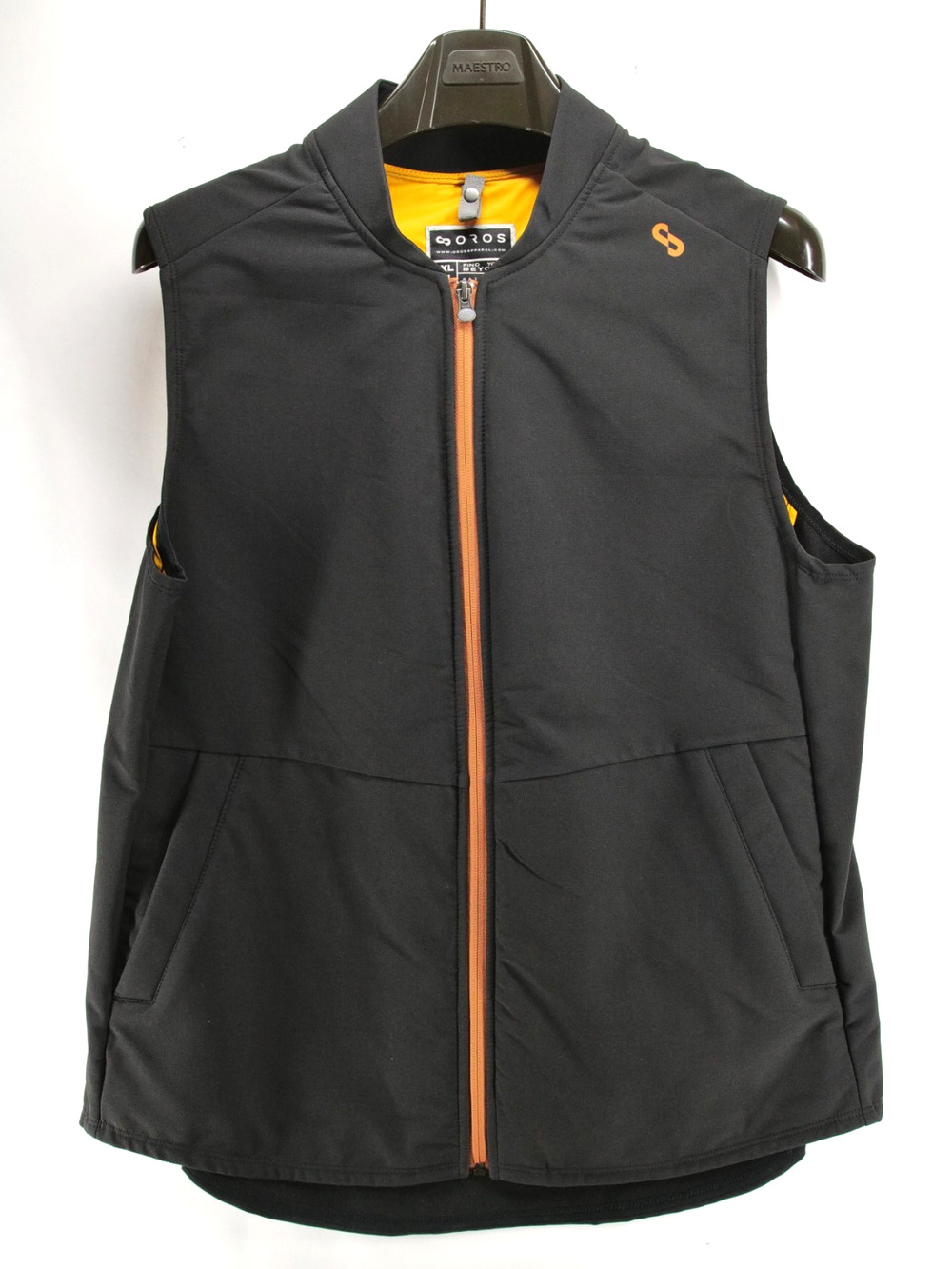 Oros SolarCore Insulated Vest Black Mens 2XL Full Zip Outdoor Performance